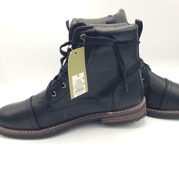 New goodfellow & co black jeffrey boots size 10 main image 4